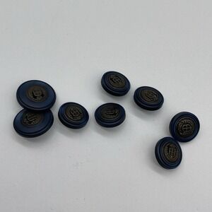 Pendleton Buttons Blue Tone Replacement Cardigan Blazer‎  Vintage Lot Of 8